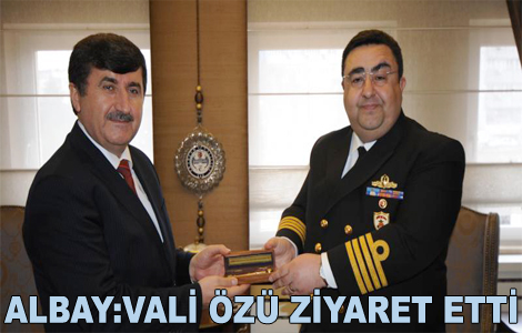 Albay Murat zer, Trabzon Valisi Abdil Celil z ziyaret etti.