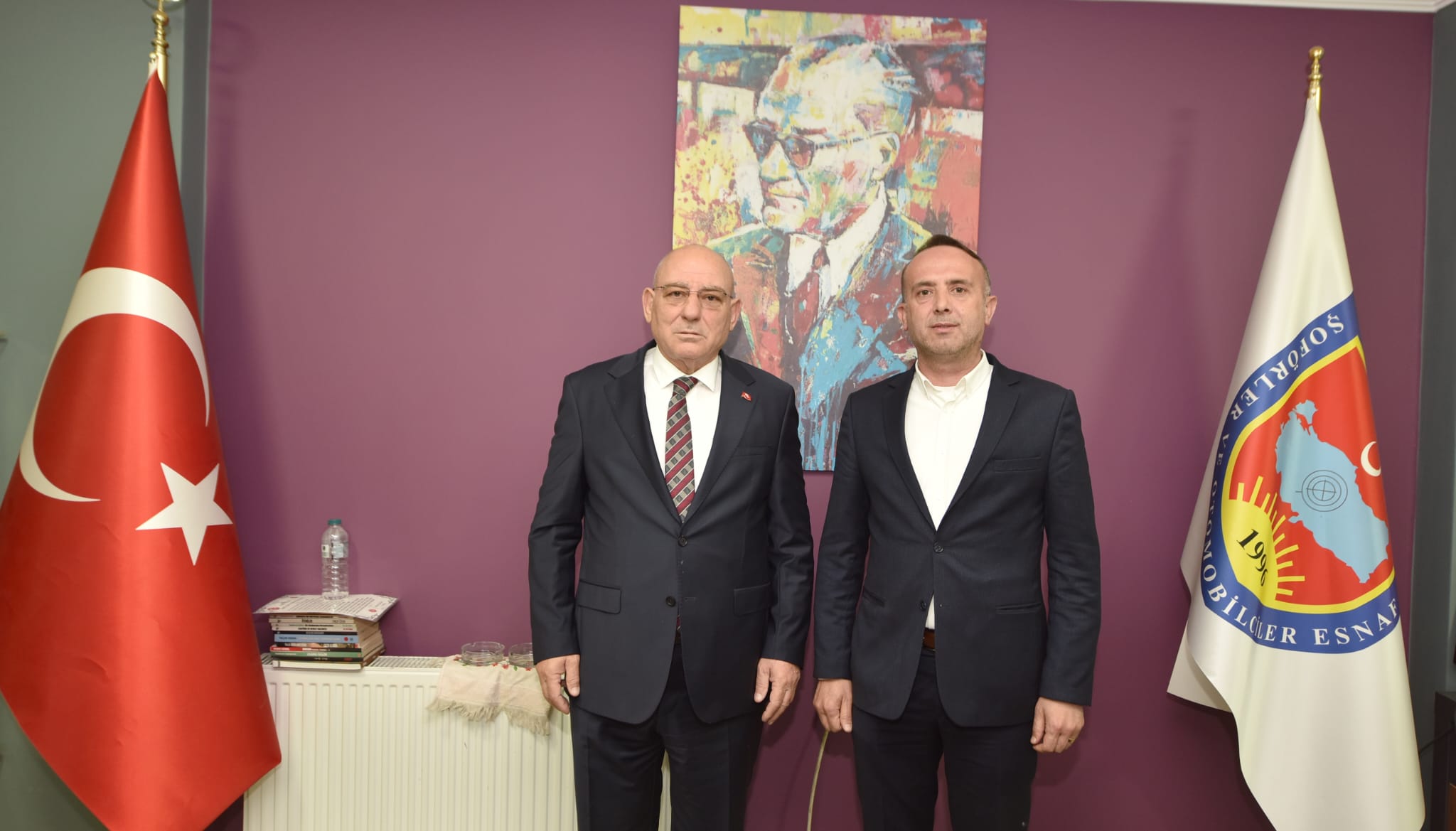 MET�N KARA'DAN D�ZK�Y ESNAF VE �OF�RLER ODASINA Z�YARET