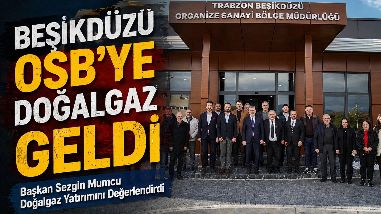 Sezgin Mumcu Do�algaz Yat�r�m�n� De�erlendirdi; Be�ikd�z� OSB�ye Do�algaz Geldi
