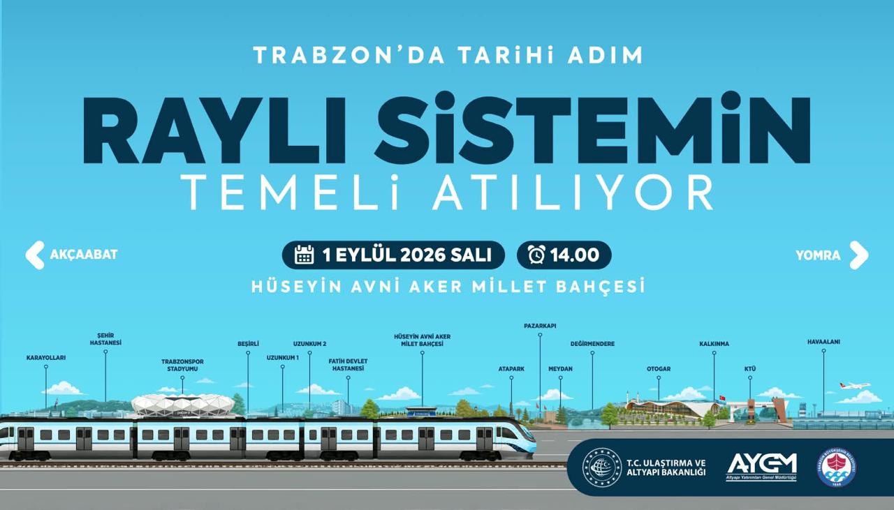 RAYLI S�TEM�N TEMEL� AVN� AKER'DE ATILACAK
