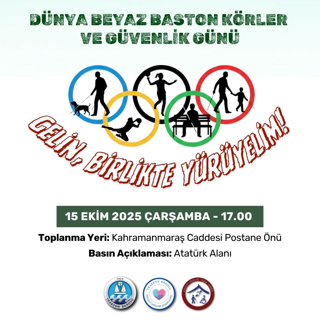 15 Ekim Dnya Beyaz Baston Krler ve Gvenlik Gnnde Basn Aklamas Yaplacak.