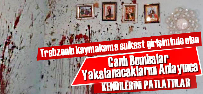 2 Terörist Kendini Patlattı.