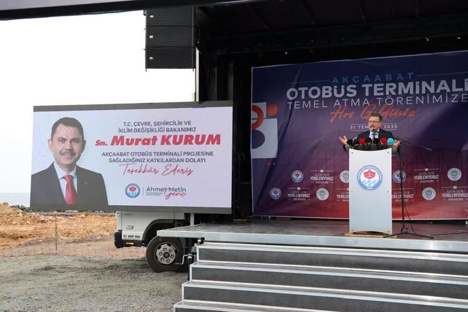 AK�AABAT OTOGARI'NIN TEMEL� ATILDI


