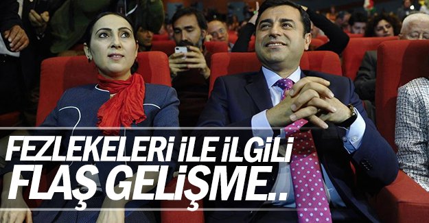 5 HDP'linin fezlekesi Meclis Başkanlığı'na ulaştı