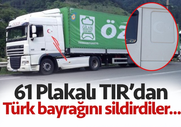 61 Plakal TIRdan Trk bayran sildirdiler... 