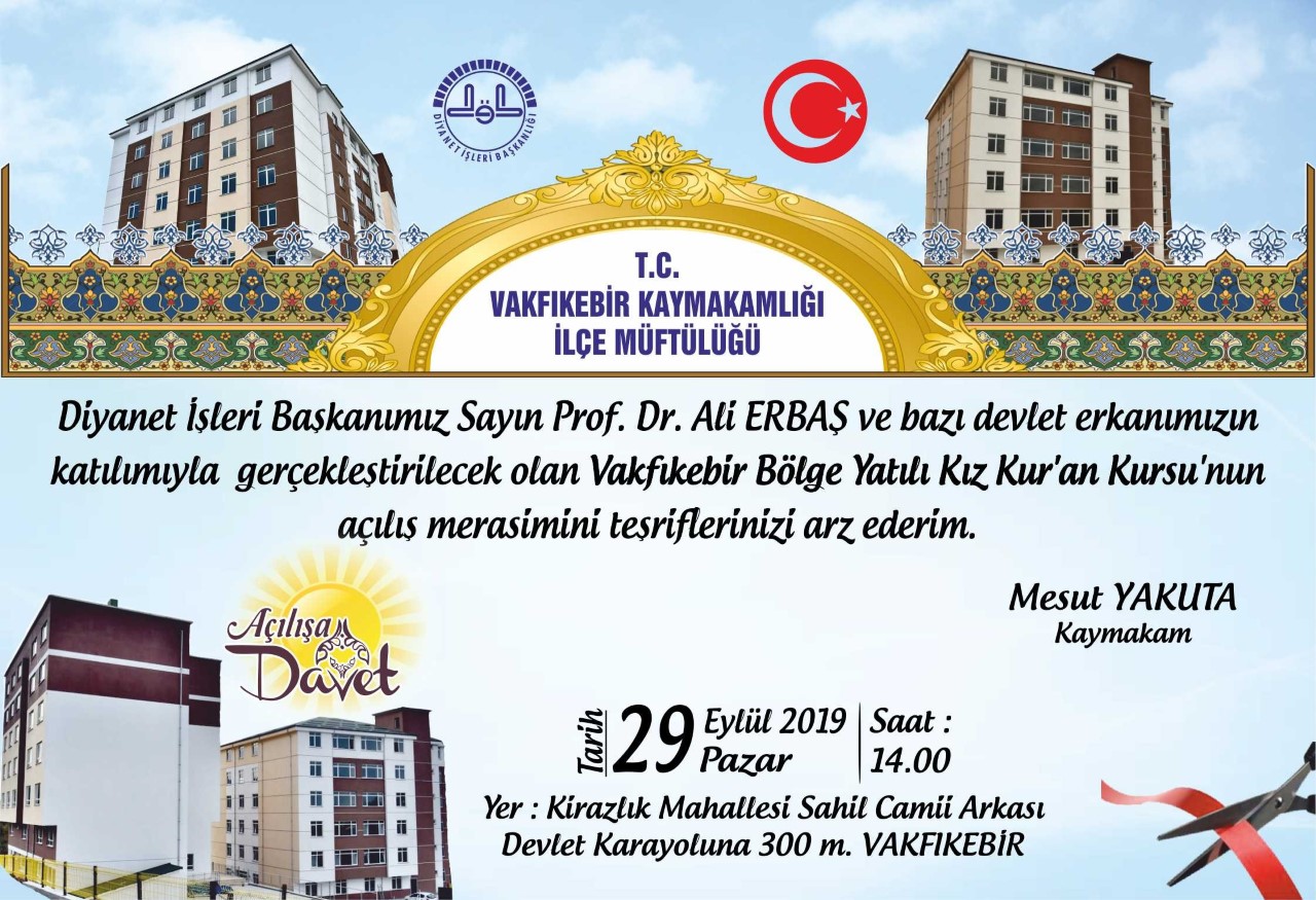 AÇILIŞA DAVET!