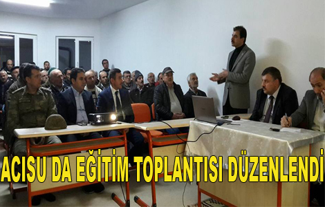 Acsu da eitim toplants.
