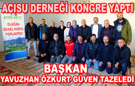 ACISU DERNE��  SE��M YAPTI.

