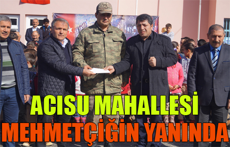 ACUSU'DAN TÜRK ASKERİNE DESTEK.