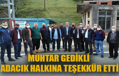 ADACIK MAHALLES MUHTARLIK SEM SONULANDI

