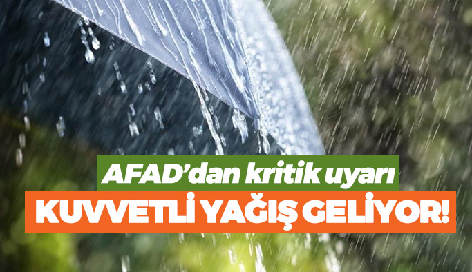 AFAD'dan Dou Karadeniz iin kritik uyar