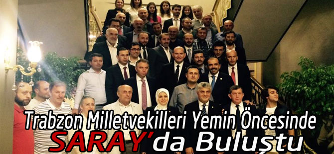 AK Parti Milletvekilleri ve partililer Saray'da Bulutu
