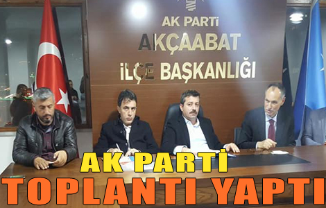 AK PART TOPLANTI YAPTI

