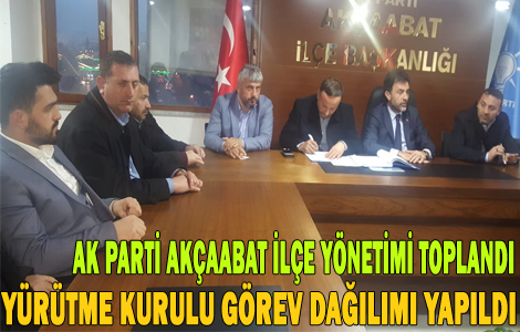 AK PARTİ'DE YÜRÜTME KURULU SEÇİLDİ