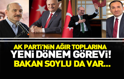 AK Parti'nin ağır toplarına yeni dönem görevi