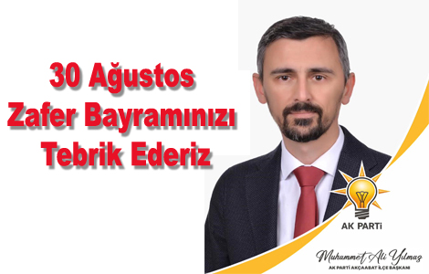 Ak Prti'den 30 Ağustos Mesajı