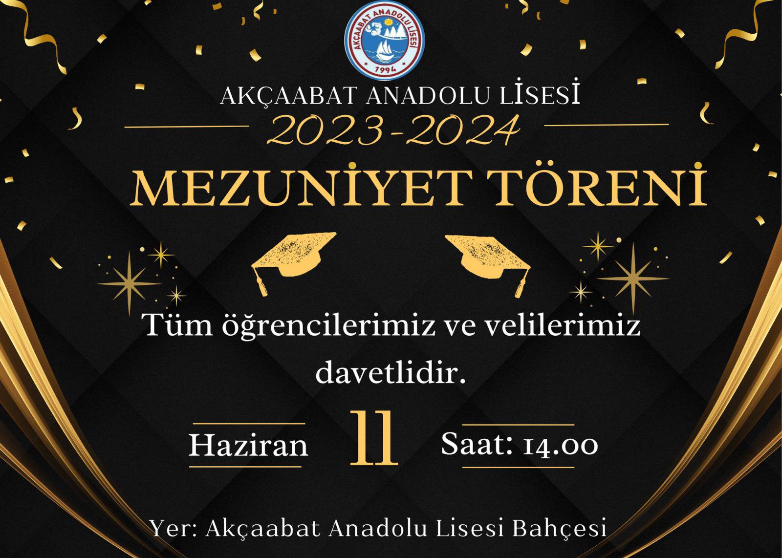 AKAABAT ANADOLU LSES 24. DNEM MEZUNYET TRENMZE HERKES BEKLYORUZ.
