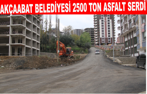 Akaabat Belediyesi Asfalt Dkmeye Devam Ediyor.