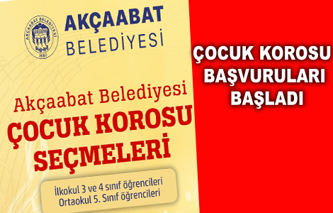 AK�AABAT BELED�YES� �OCUK KOROSU ���N BA�VURULAR BA�LADI
