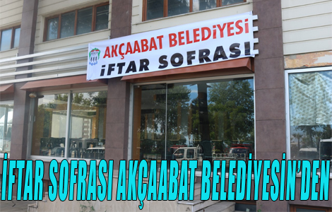 Akaabat Belediyesi Ramazan Sofras Kuruyor.
