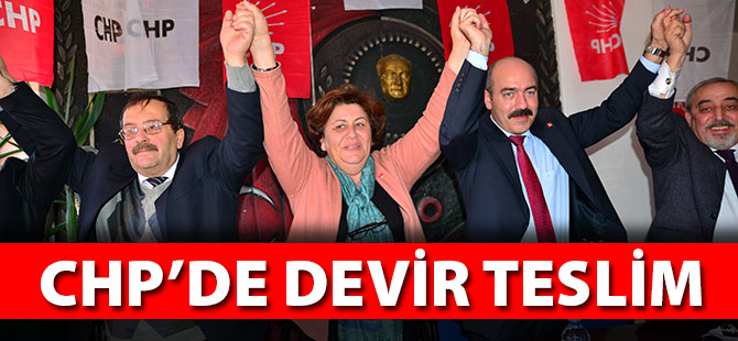 Akaabat CHP'de Devir Teslim
