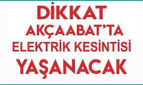 Akaabat Elektrik Kesintisi
