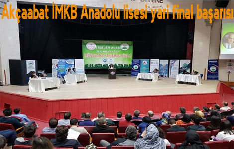 Akaabat MKB Anadolu lisesi yari final baars