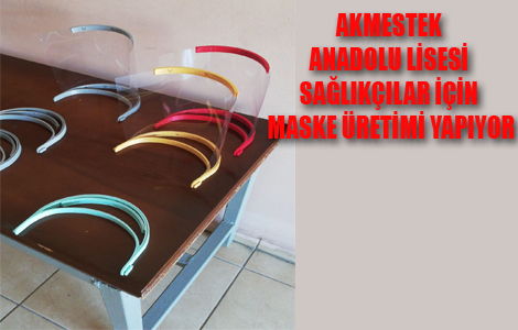 Akaabat Mesleki ve Teknik Anadolu Lisesi Maske retiyor