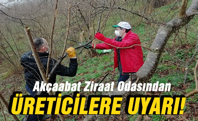 Akaabat Ziraat Odasndan reticilere uyar geldi!
