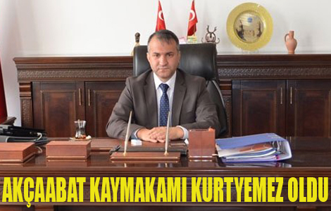 Akaabat' yeni Kaymakam Ramazan KURTYEMEZ.

