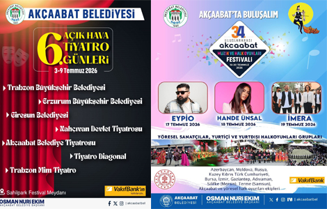 AKÇAABAT’TA 2 BÜYÜK ORGANİZASYON