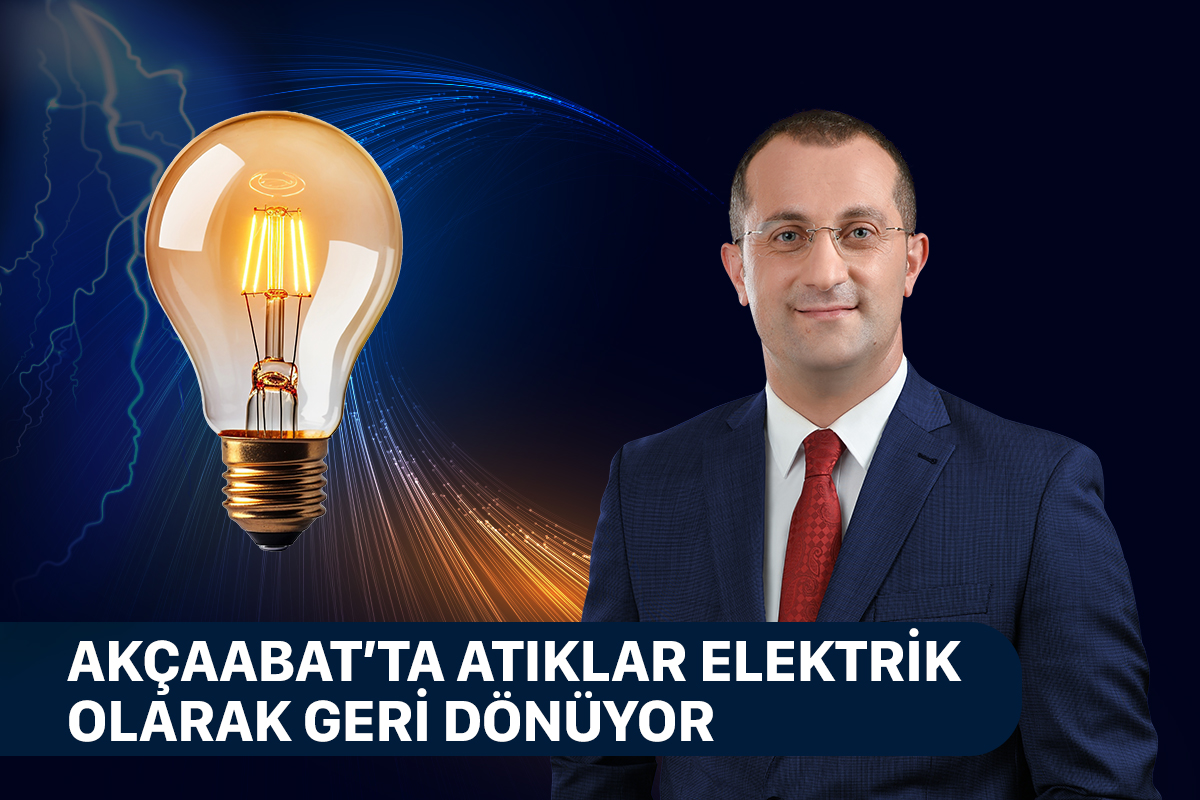 AKAABATTA ATIKLAR ELEKTRK OLARAK GER DNYOR. 