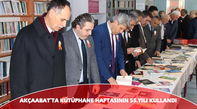 AKAABATTA KTPHANE HAFTASININ 55.YILI KULLANDI
