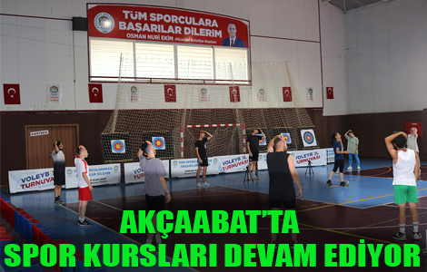 
AKAABATTA SPOR KURSLARI DEVAM EDYOR
