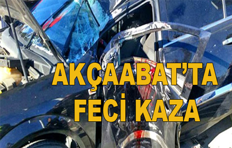 Akçaabat’ta Trafik Kazası,