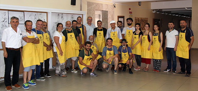 Akçaabat'ta Ulusal Resim Çalıştayı.