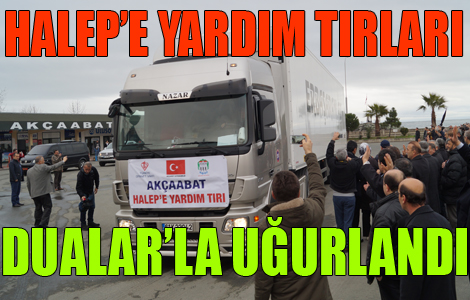 Akaabat'tan Halep'e 6 TIR Yardm Gnderildi

