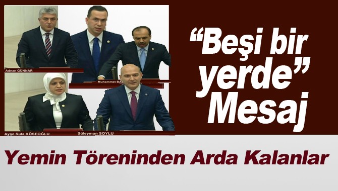 AKParti Trabzon vekilleri yemin etti
