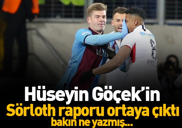 Alexander Sörloth’a Hüseyin Göçek’ten müjde.