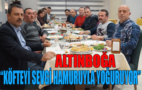 Altnboa irketi alanlarna yemek verdi.
