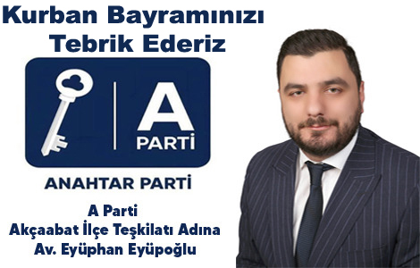 ANAHTAR PART AKAABAT LE BAKANLIINDAN KUTLAMA MESAJI