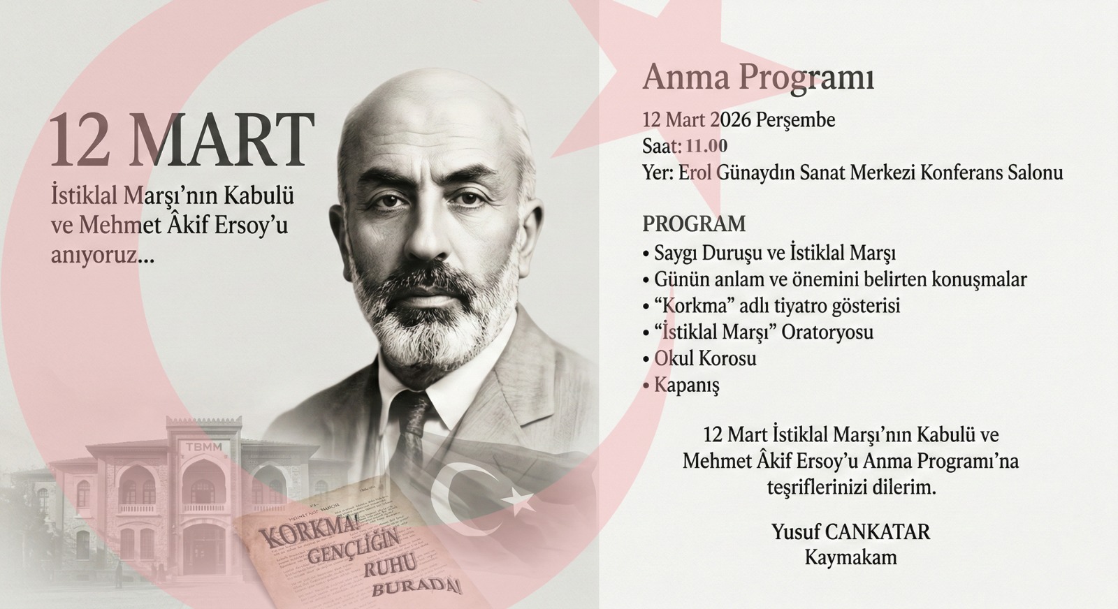 ANMA PROGRAMI D�ZENLENECEK