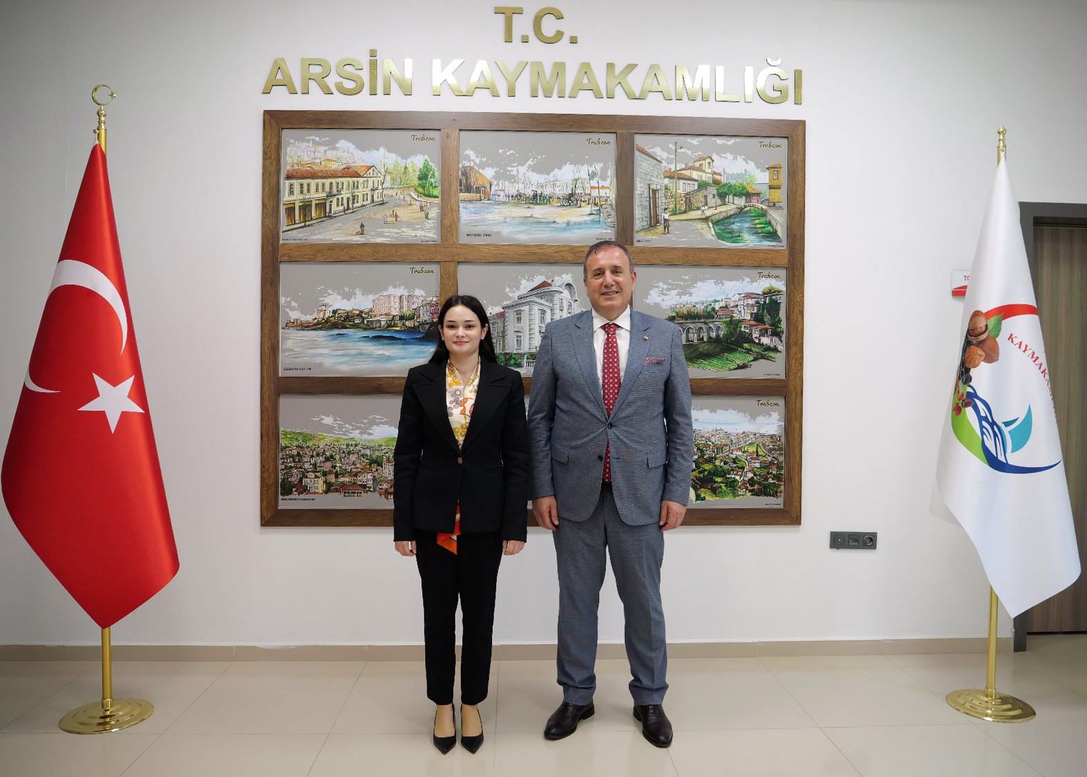 Arsin Kaymakamı Şule Demirtaş’a Hayırlı Olsun Ziyareti