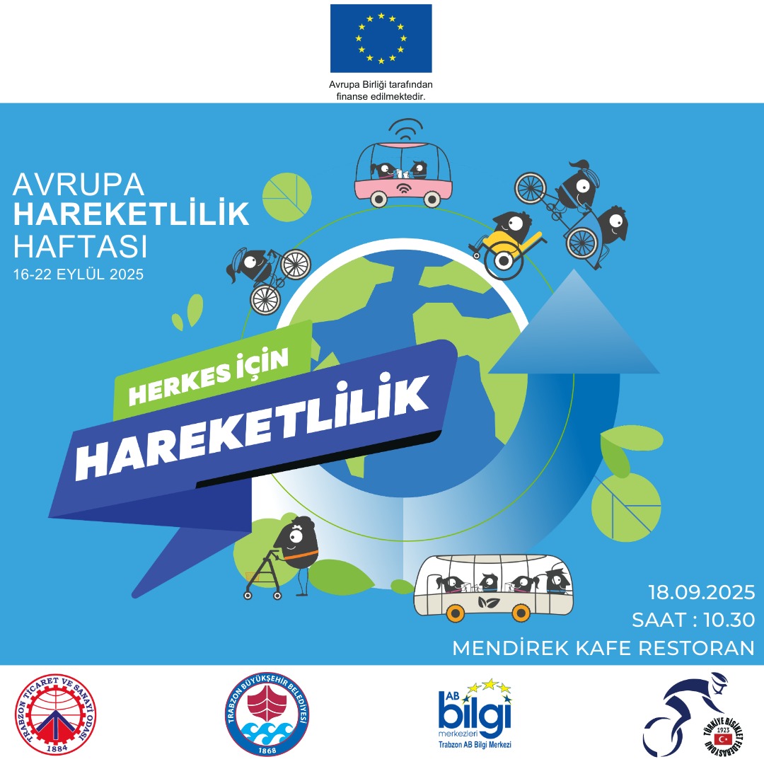 Avrupa Hareketlilik Haftas� Kapsam�nda Trabzon'da Bisiklet ve Y�r�y�� Etkinli�i d�zenlenecek
