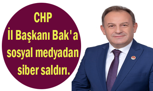 Bak'a sosyal medyadan siber saldırı.