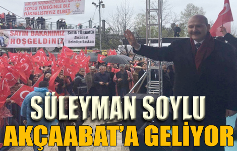 BAKAN SOYLU AKAABATA GELYOR

