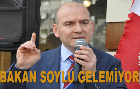 Bakan Soylu, Trabzon'a gelemiyor!

