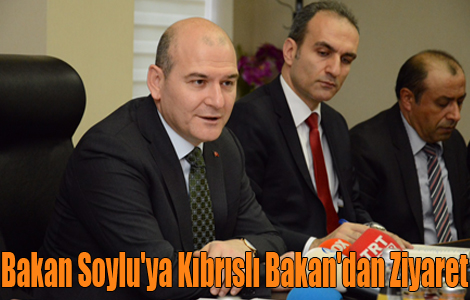 Bakan Soylu'ya Kbrsl Bakan'dan Ziyaret
