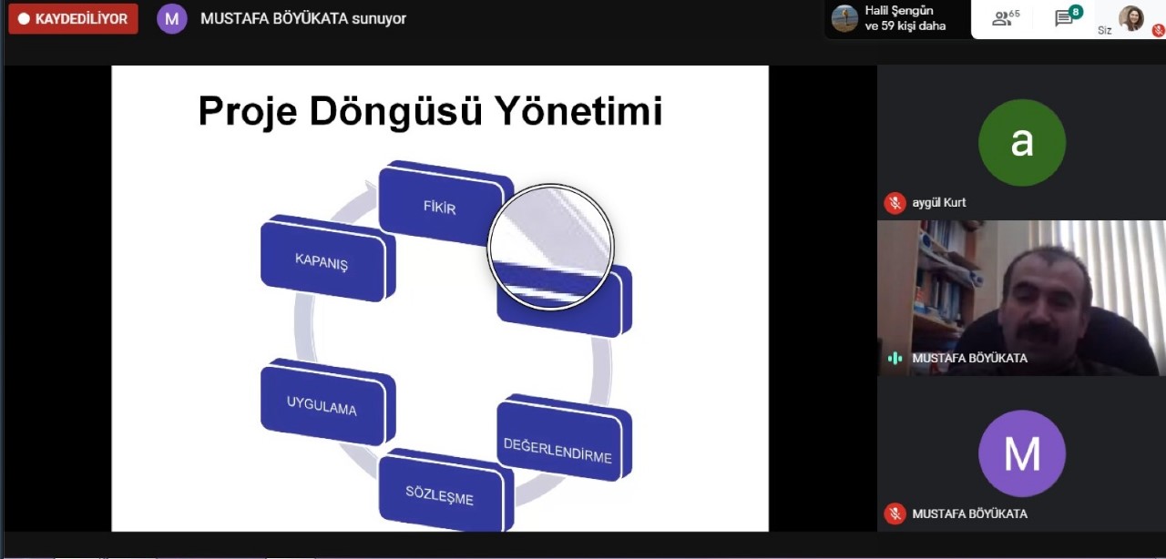 Bartn niversitesi rencilerine online olarak proje eitimi verildi


