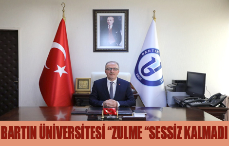 Bartn niversitesinden Bu zulme sessiz kalmyoruz aklamas

